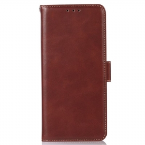 Etui Folio Do Poco C65 Portfel Blokujący Rfid Z Prawdziwej Skóry