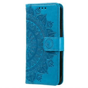 Etui Folio Poco C65 Mandala Słońce