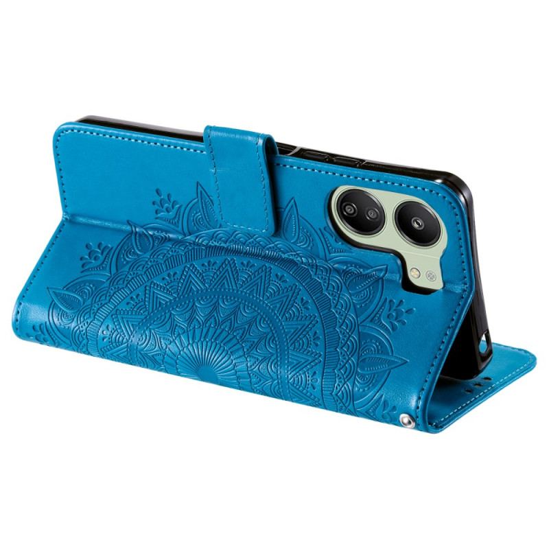 Etui Folio Poco C65 Mandala Słońce