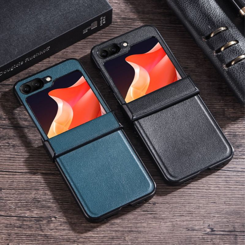 Etui Do Samsung Galaxy Z Flip 6 Ultra Cienka Sztuczna Skóra