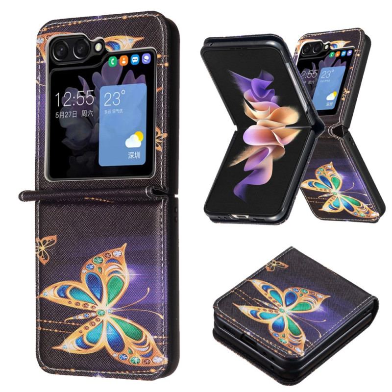 Etui Samsung Galaxy Z Flip 6 Biżuteria W Kształcie Motyla