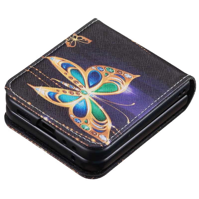Etui Samsung Galaxy Z Flip 6 Biżuteria W Kształcie Motyla