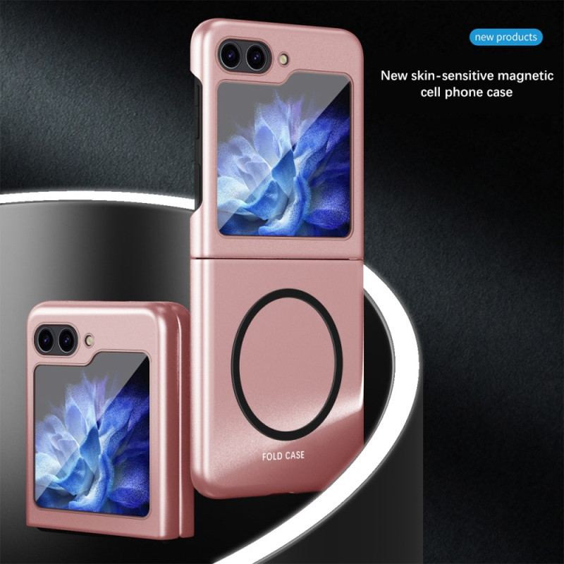 Etui Samsung Galaxy Z Flip 6 Kompatybilny Z Efektem Metalu Magsafe