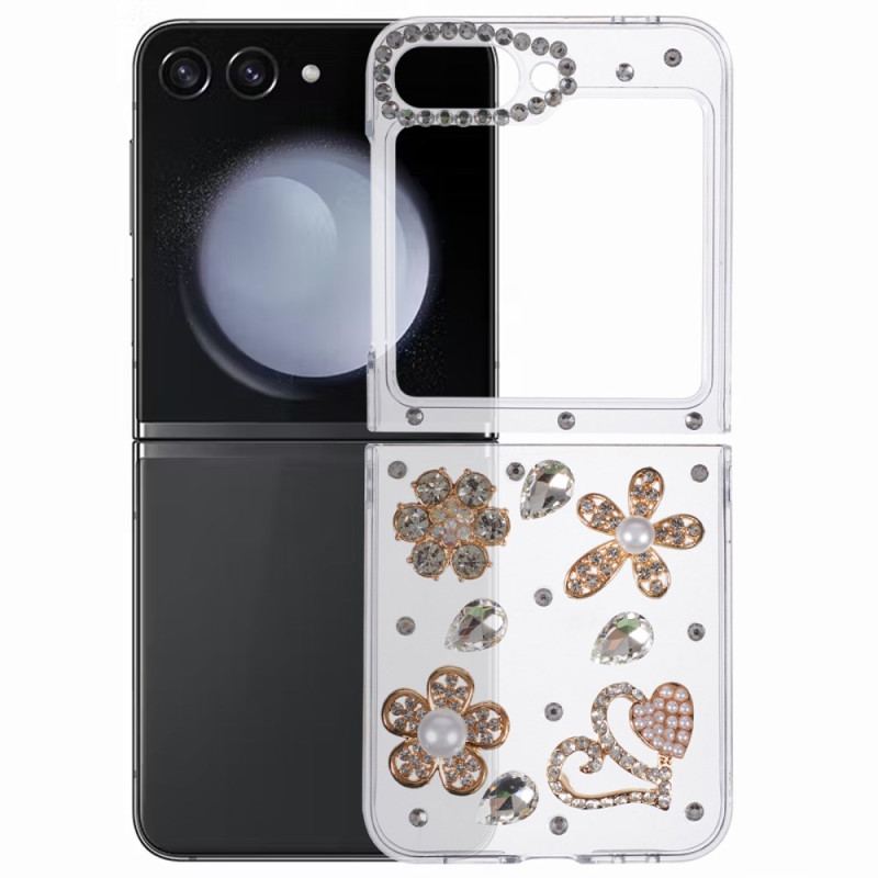 Etui Samsung Galaxy Z Flip 6 Ozdoba Ze Strasu