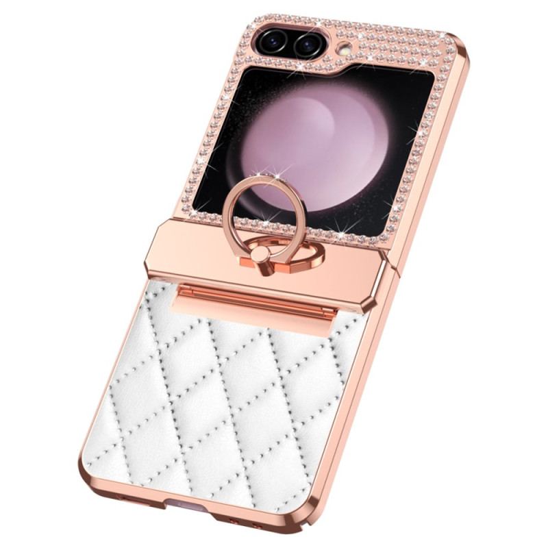 Etui Samsung Galaxy Z Flip 6 Ozdoba Ze Strasu Etui Ochronne
