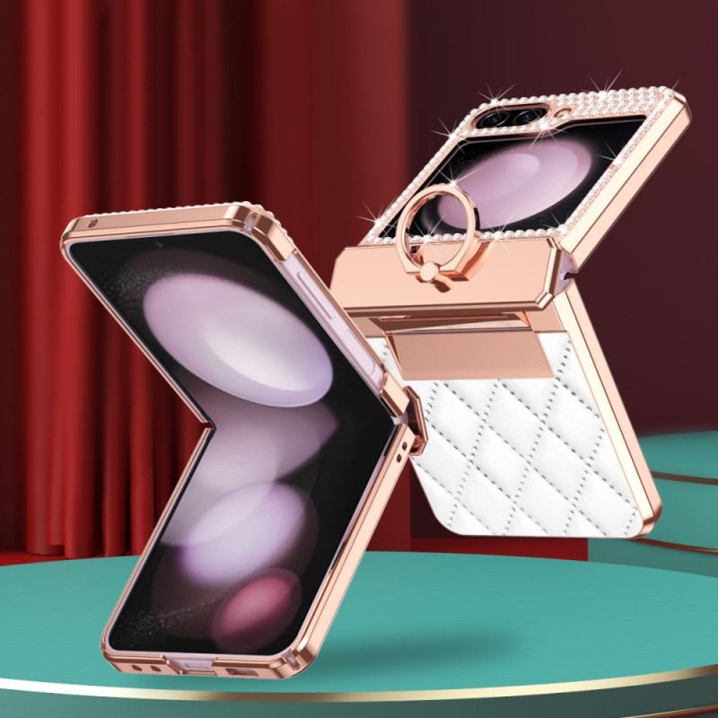 Etui Samsung Galaxy Z Flip 6 Ozdoba Ze Strasu Etui Ochronne