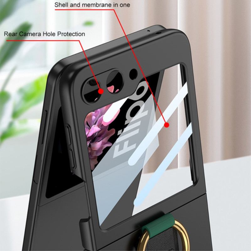 Etui Samsung Galaxy Z Flip 6 Pierścień I Pasek Podtrzymujący Gkk