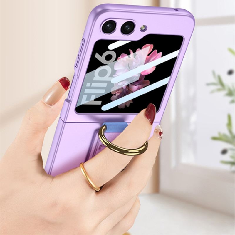 Etui Samsung Galaxy Z Flip 6 Pierścień I Pasek Podtrzymujący Gkk