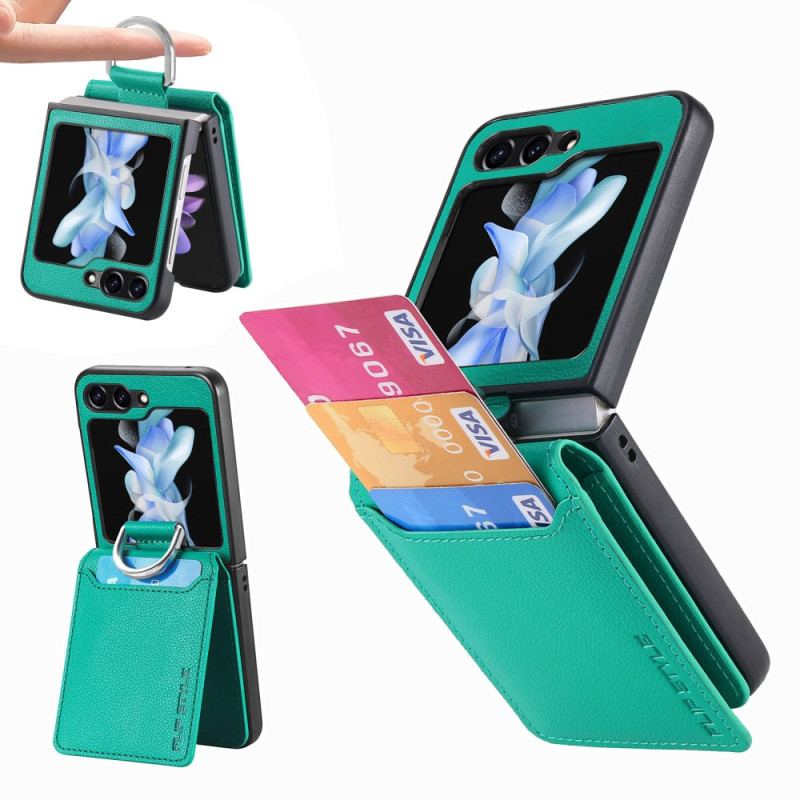 Etui Samsung Galaxy Z Flip 6 Podpórka I Pierścień Do Mocowania Karty