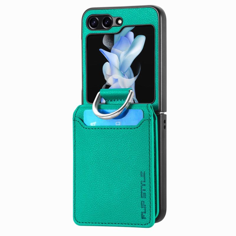 Etui Samsung Galaxy Z Flip 6 Podpórka I Pierścień Do Mocowania Karty