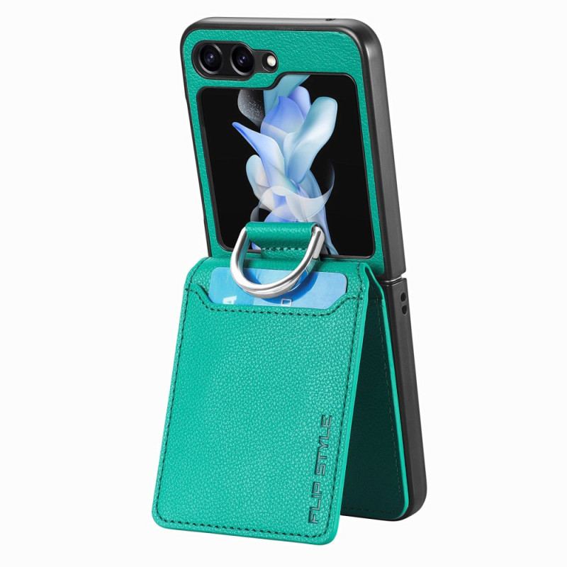 Etui Samsung Galaxy Z Flip 6 Podpórka I Pierścień Do Mocowania Karty