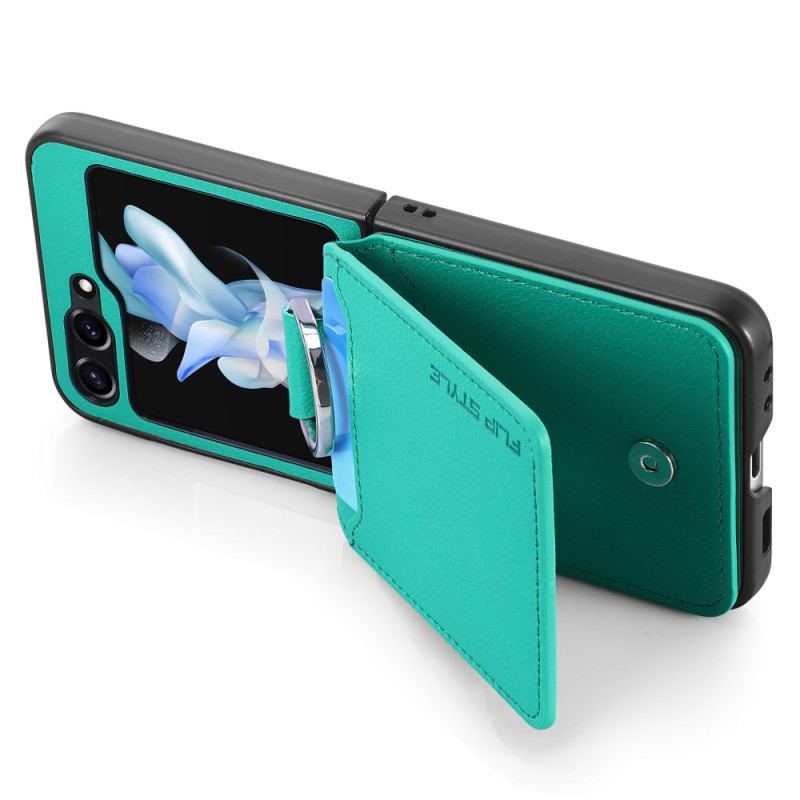 Etui Samsung Galaxy Z Flip 6 Podpórka I Pierścień Do Mocowania Karty