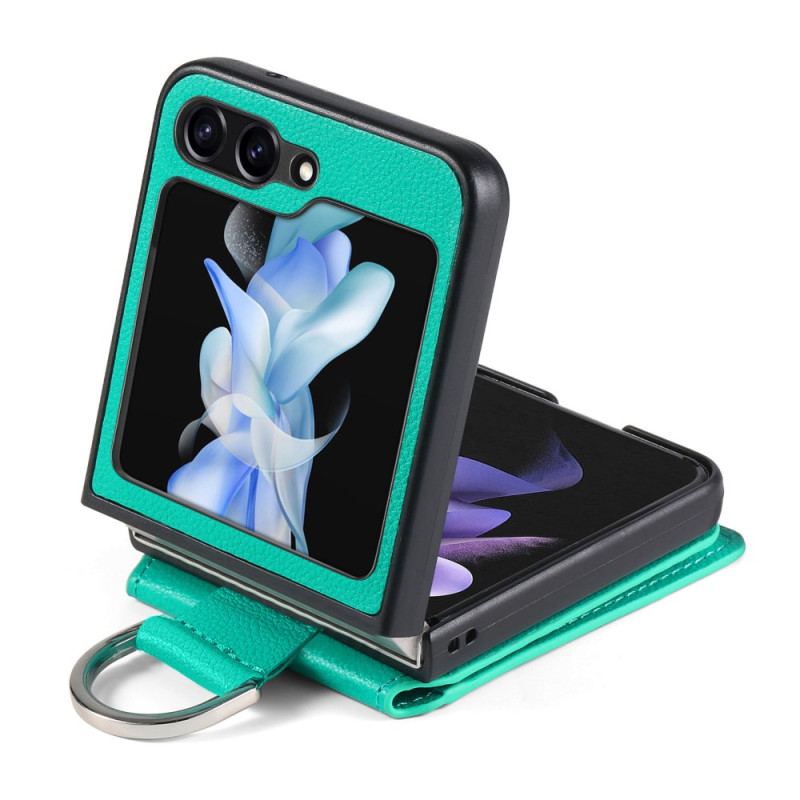 Etui Samsung Galaxy Z Flip 6 Podpórka I Pierścień Do Mocowania Karty
