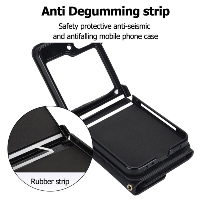 Etui Samsung Galaxy Z Flip 6 Portfel Na Ramię Etui Ochronne