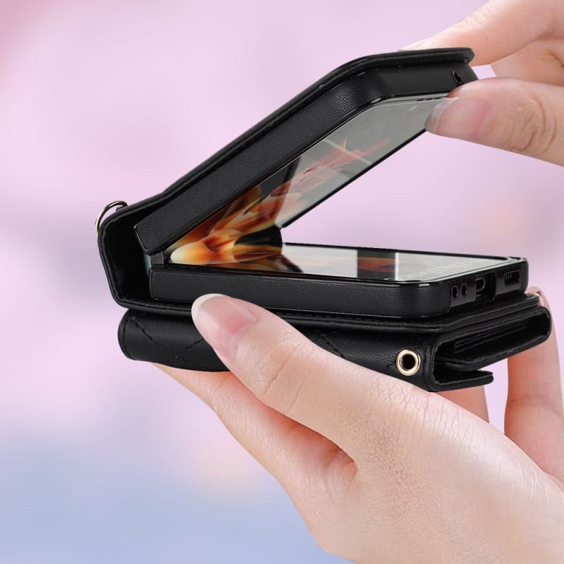 Etui Samsung Galaxy Z Flip 6 Portfel Na Ramię Etui Ochronne