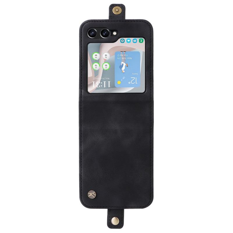 Etui Samsung Galaxy Z Flip 6 Posiadacz Karty Yikatu Etui Ochronne