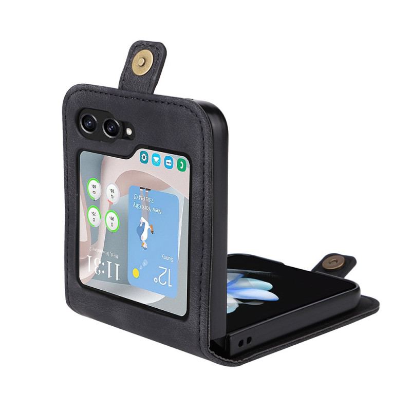 Etui Samsung Galaxy Z Flip 6 Posiadacz Karty Yikatu Etui Ochronne