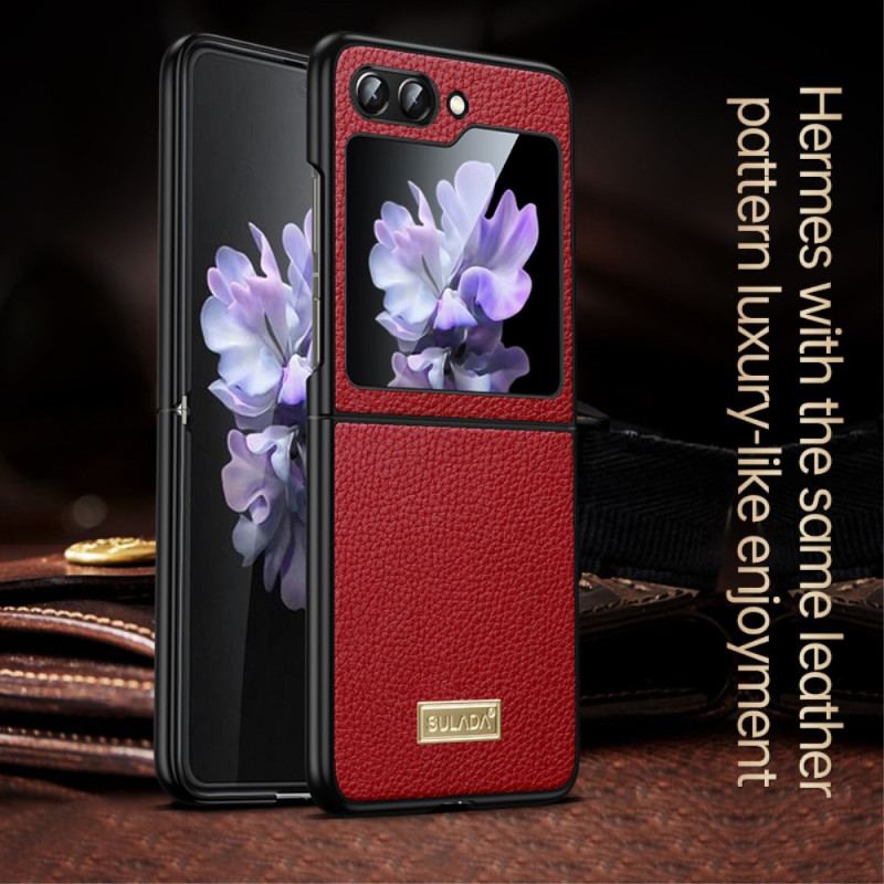 Etui Samsung Galaxy Z Flip 6 Tekstura Liczi Sulada