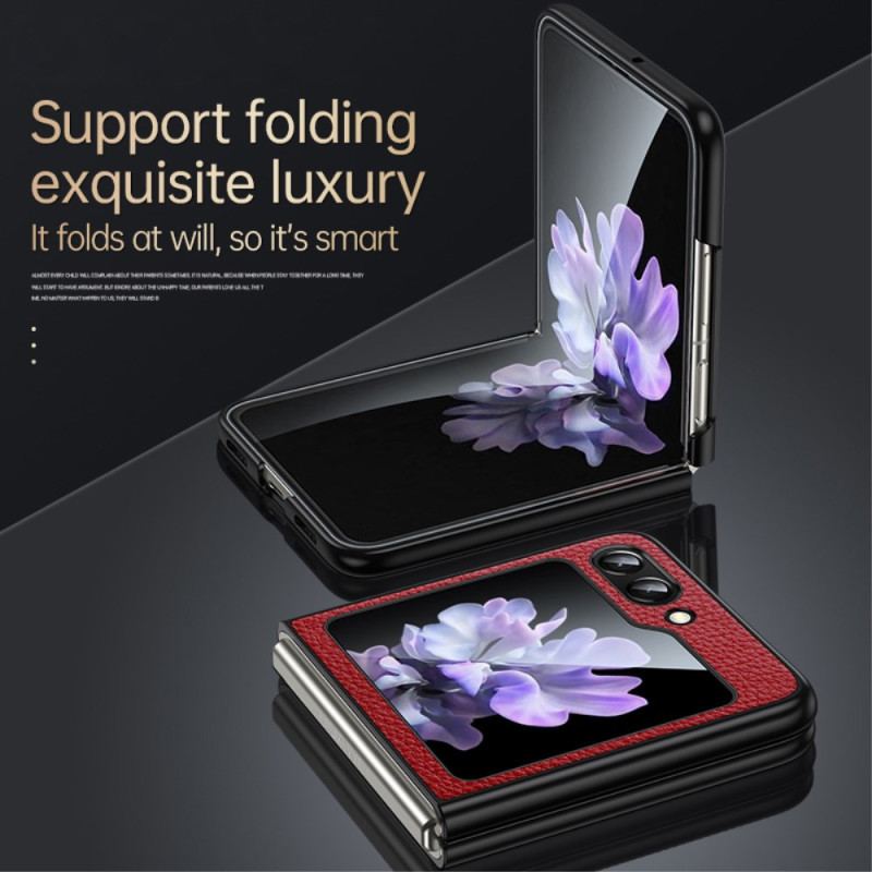 Etui Samsung Galaxy Z Flip 6 Tekstura Liczi Sulada