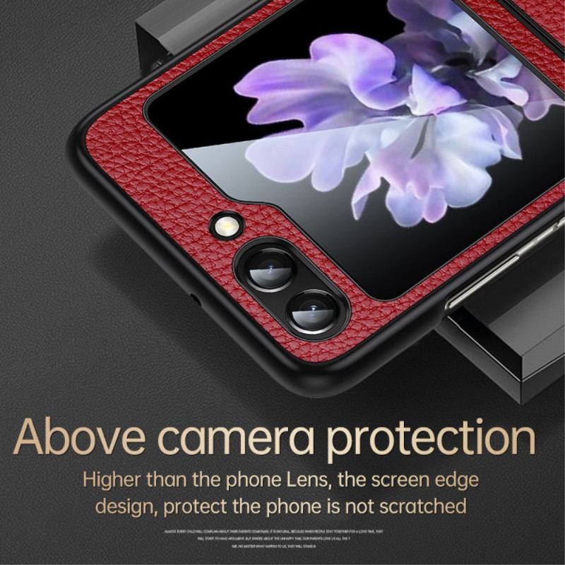 Etui Samsung Galaxy Z Flip 6 Tekstura Liczi Sulada