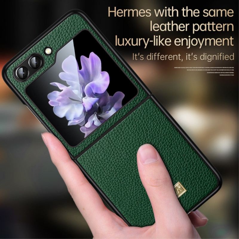 Etui Samsung Galaxy Z Flip 6 Tekstura Liczi Sulada