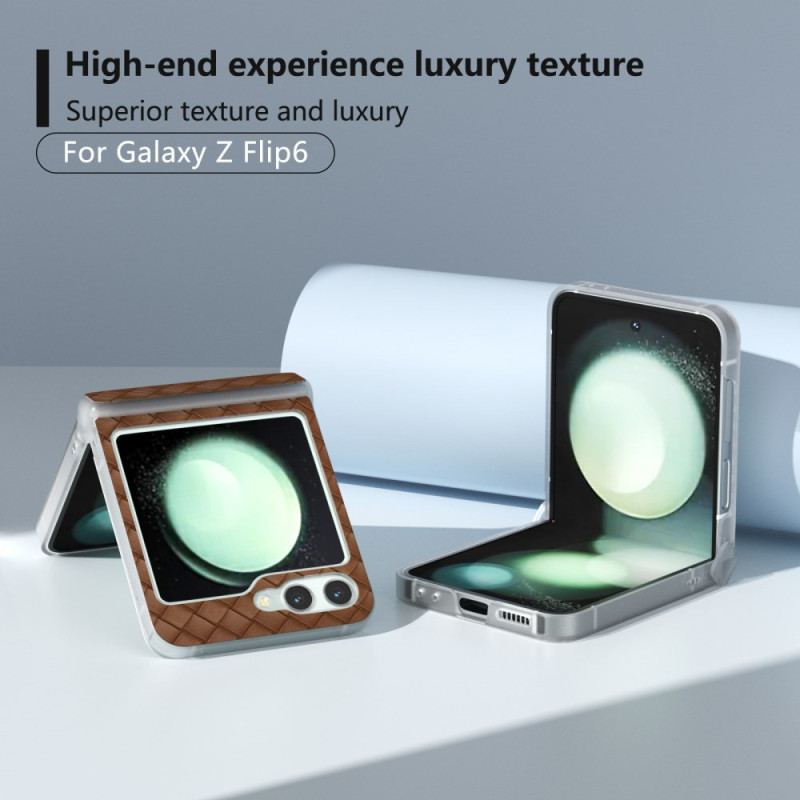 Etui Samsung Galaxy Z Flip 6 Tkana Tekstura