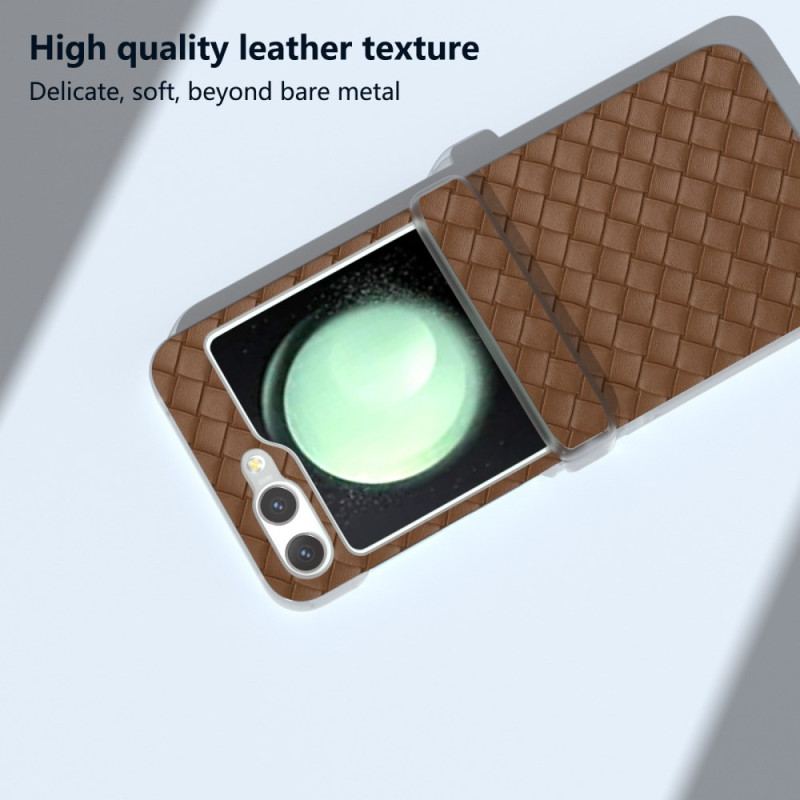 Etui Samsung Galaxy Z Flip 6 Tkana Tekstura