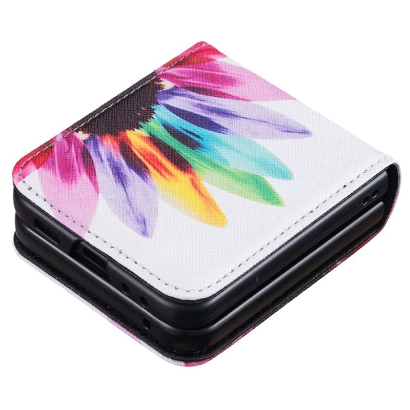 Futerały Samsung Galaxy Z Flip 6 Etui Na Telefon Akwarela Kwiat
