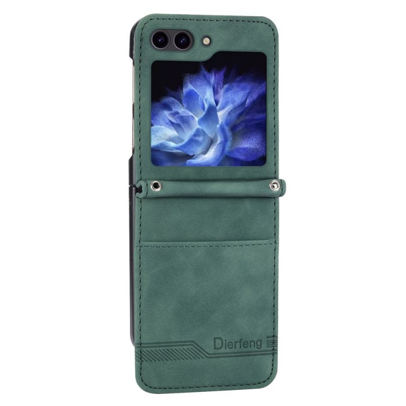 Futerały Samsung Galaxy Z Flip 6 Etui Na Telefon Posiadacz Karty Dierfeng