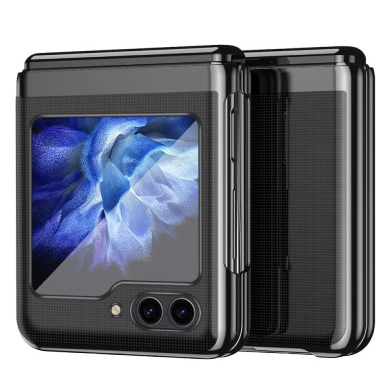 Futerały Samsung Galaxy Z Flip 6 Etui Na Telefon Przezroczysta Konstrukcja I Efekt Metalu
