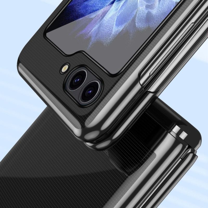 Futerały Samsung Galaxy Z Flip 6 Etui Na Telefon Przezroczysta Konstrukcja I Efekt Metalu
