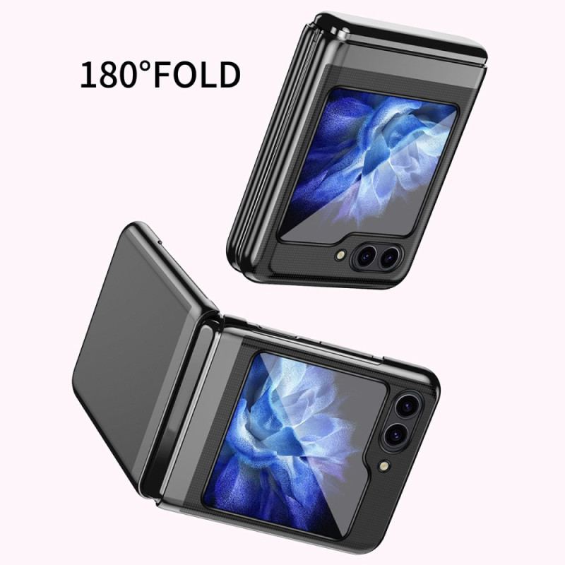 Futerały Samsung Galaxy Z Flip 6 Etui Na Telefon Przezroczysta Konstrukcja I Efekt Metalu