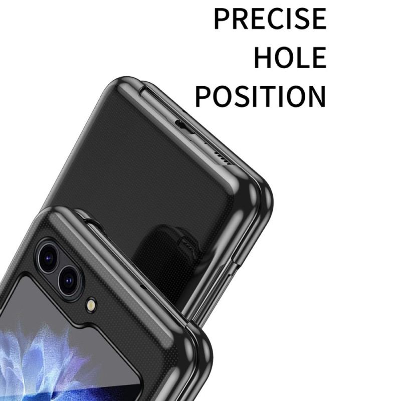 Futerały Samsung Galaxy Z Flip 6 Etui Na Telefon Przezroczysta Konstrukcja I Efekt Metalu