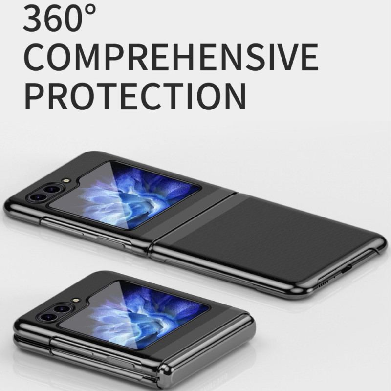 Futerały Samsung Galaxy Z Flip 6 Etui Na Telefon Przezroczysta Konstrukcja I Efekt Metalu
