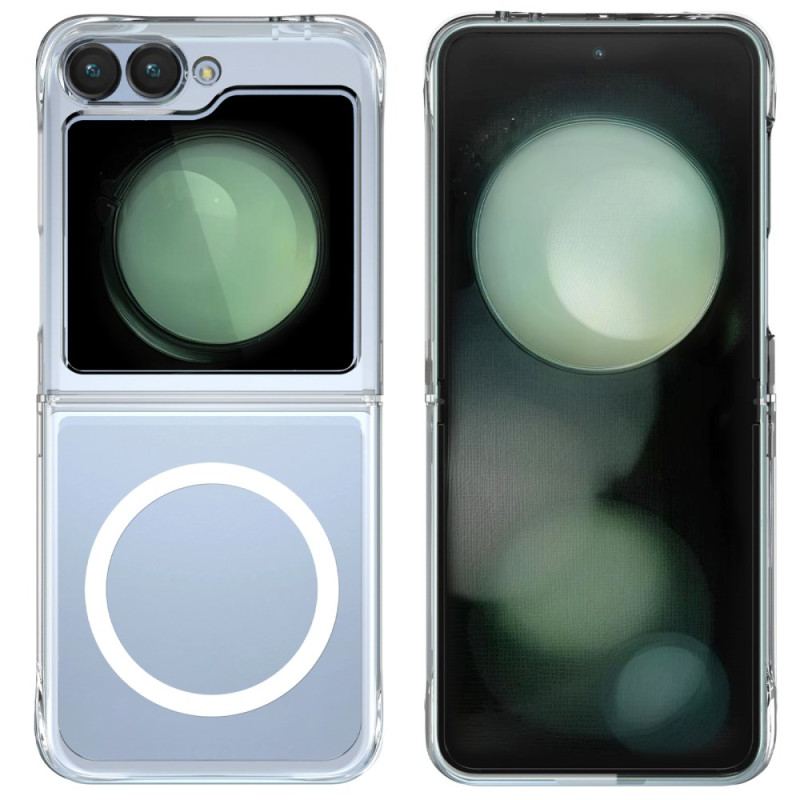 Futerały Samsung Galaxy Z Flip 6 Etui Na Telefon Przezroczysty Magnetyczny
