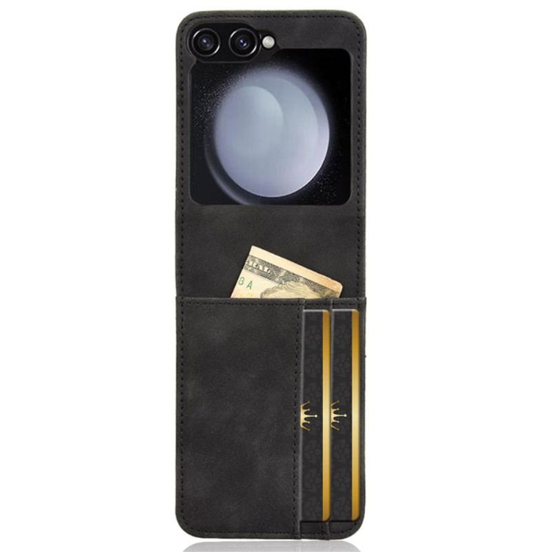 Futerały Samsung Galaxy Z Flip 6 Etui Na Telefon Skórzane Etui Na Karty
