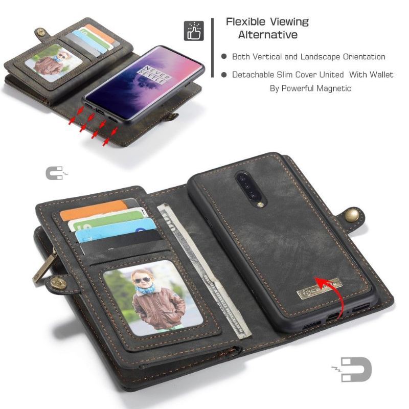Futerały Etui do OnePlus 7 Pro 2w1 I Powłoka Magnetyczna