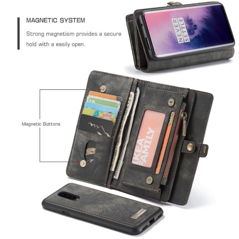 Futerały Etui do OnePlus 7 Pro 2w1 I Powłoka Magnetyczna