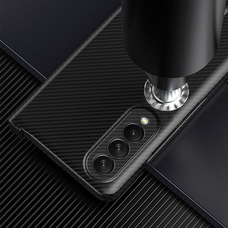 Etui do Samsung Galaxy Z Fold 4 Miejskie Włókno Węglowe