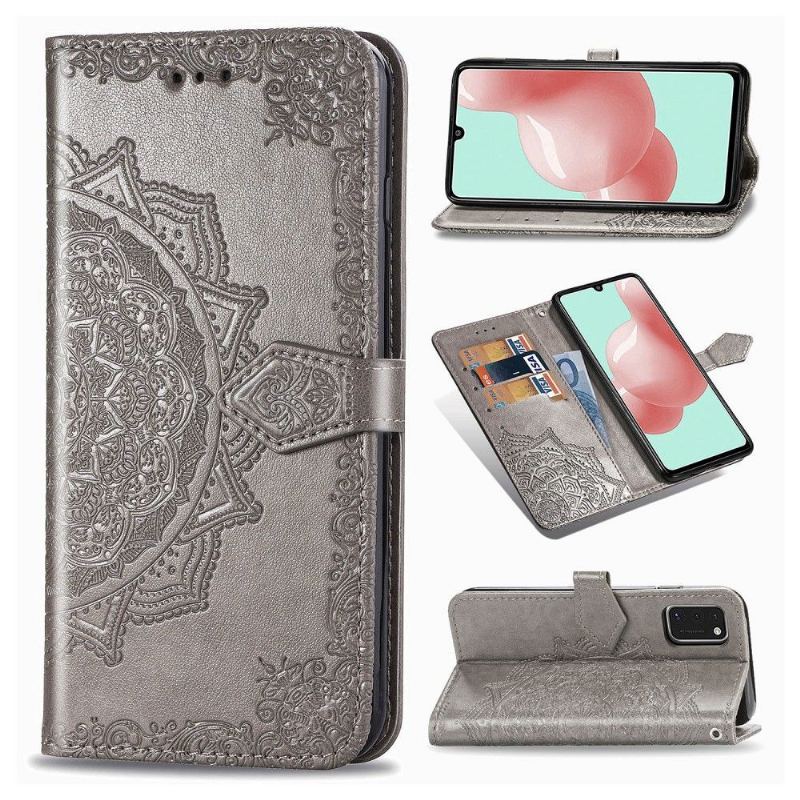 Etui Folio do Samsung Galaxy A41 Classic Mandala Relief
