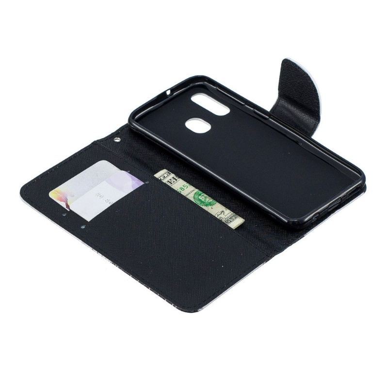 Etui Folio do Samsung Galaxy A41 Liście Bananowe