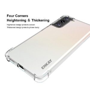 Etui do Samsung Galaxy S21 5G Classic Etui Ochronne Enkay Przezroczysty
