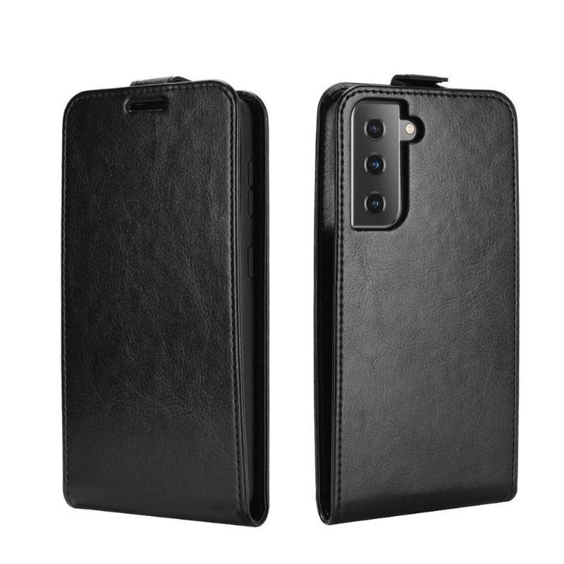 Etui Folio do Samsung Galaxy S21 5G Skórzany Futerał Ze Sztucznej Skóry W Pionie