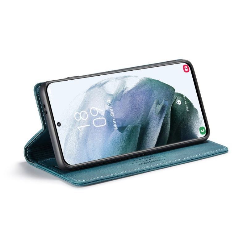 Etui Na Telefon Pokrowce do Samsung Galaxy S21 5G Biznes Autspace Sztuczna Skóra