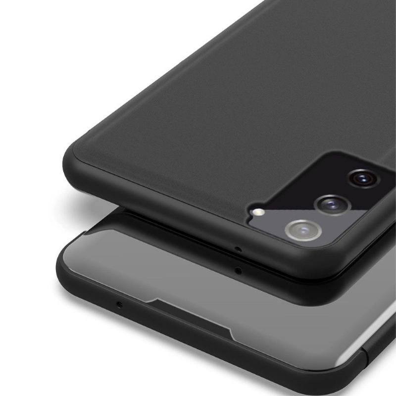 Futerały do Samsung Galaxy S21 5G Etui Folio Efekt Lustra