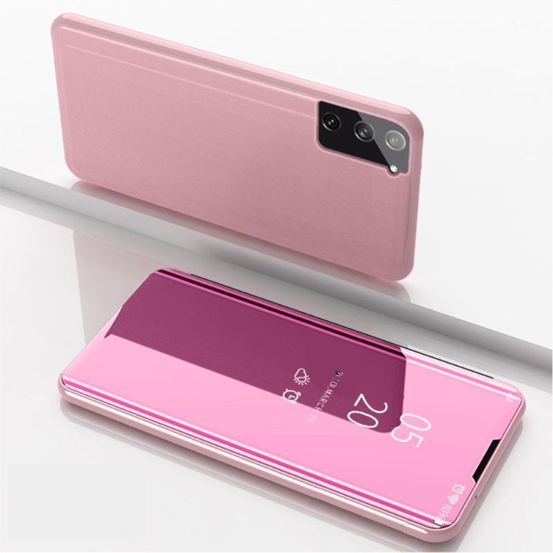 Futerały do Samsung Galaxy S21 5G Etui Folio Efekt Lustra
