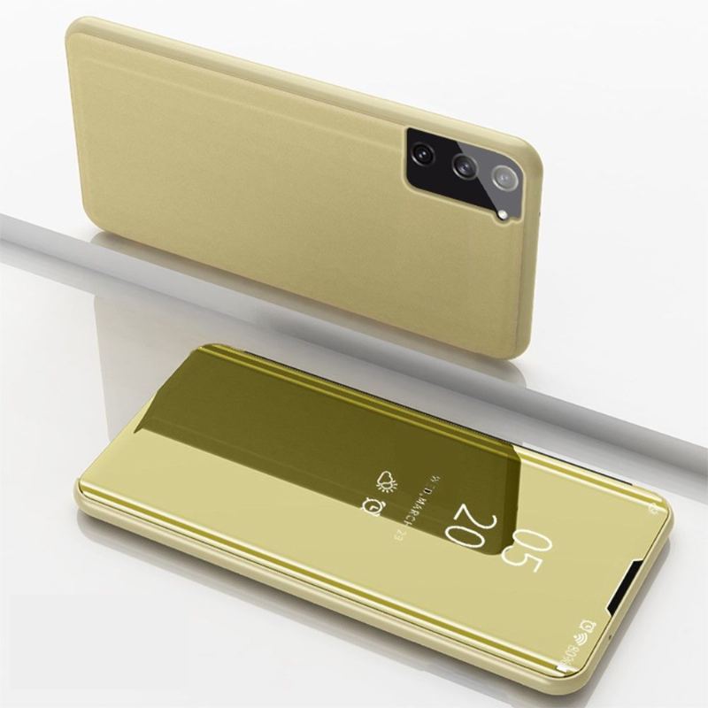 Futerały do Samsung Galaxy S21 5G Etui Folio Efekt Lustra