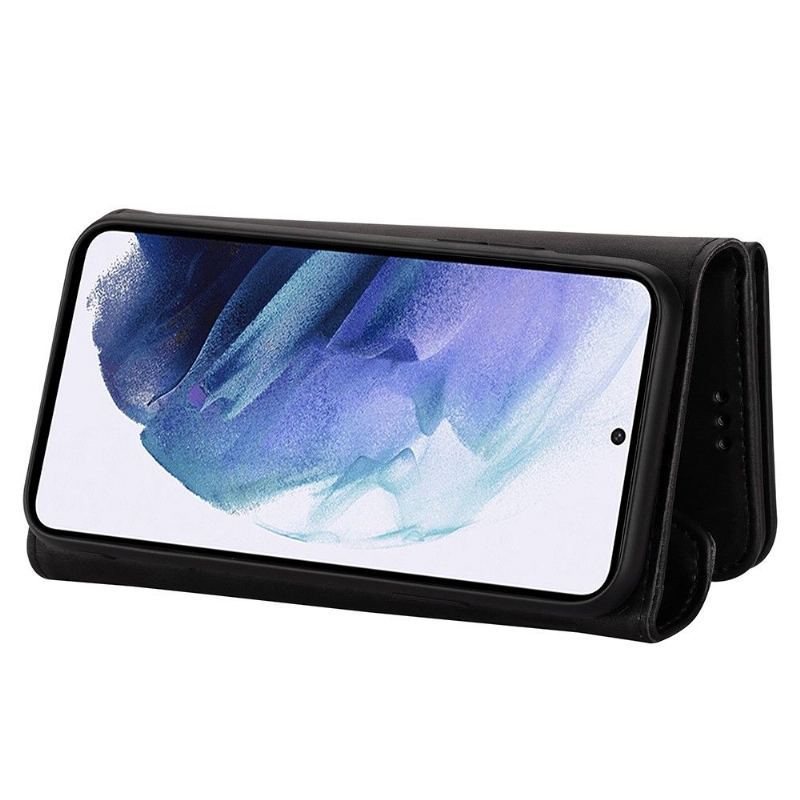 Obudowa Etui Na Telefon do Samsung Galaxy S21 5G Portfel Skórzany Efekt N.bekus