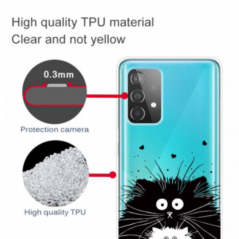Etui do Samsung Galaxy A52 4G / A52 5G / A52s 5G Spójrz Na Koty