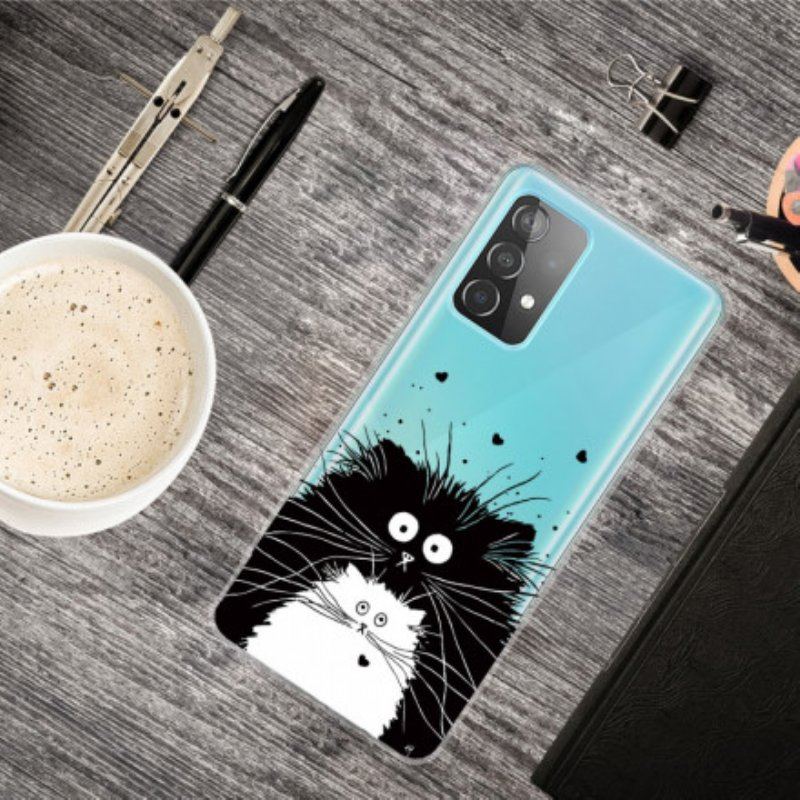 Etui do Samsung Galaxy A52 4G / A52 5G / A52s 5G Spójrz Na Koty